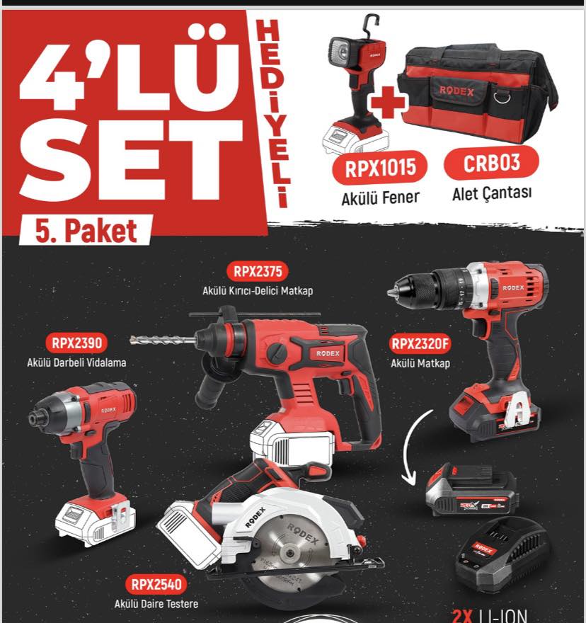 Rodex 4'lü Set + 2 Hediye Ürün